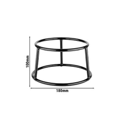 Stojak bufetowy - MULTI ROUND - metalowy - okrągły - wysokość: 100 mm