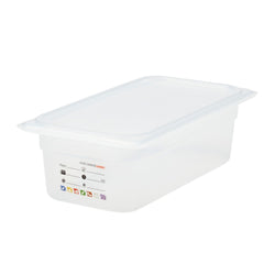 (6 sztuk) CAMBRO | SafeTrak – pojemniki z polipropylenu GN 1/3 – kolor mleczny – wysokość: 100 mm