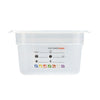 (6 sztuk) CAMBRO | SafeTrak – pojemniki z polipropylenu GN 1/3 – kolor mleczny – wysokość: 100 mm