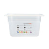 (6 sztuk) CAMBRO | SafeTrak – pojemniki z polipropylenu GN 1/3 – kolor mleczny – wysokość: 100 mm