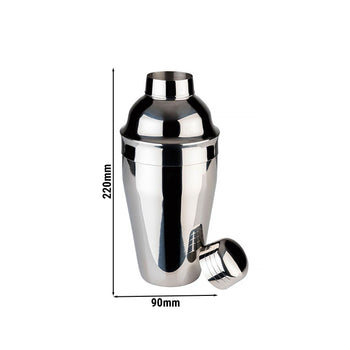 (6 sztuk) Shaker - CLASSIC - stal nierdzewna - 0,5 litra - Prime Gastro