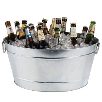 Wanna na napoje - metalowa - 18 litrów - z plastikową wkładką - Prime Gastro