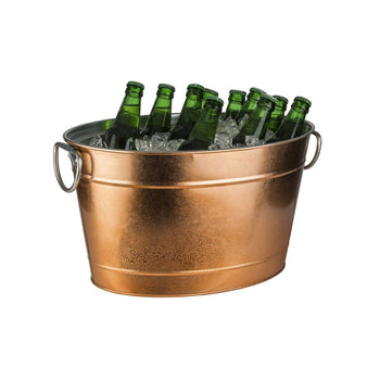 Taca na napoje - metalowa - 11 litrów - z plastikową tacą - Prime Gastro