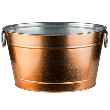 Taca na napoje - metalowa - 11 litrów - z plastikową tacą - Prime Gastro