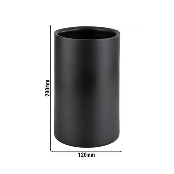 Chłodziarka do butelek - zewnętrzna Ø 120 mm - czarna - Prime Gastro