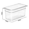 (6 szt.) CAMBRO | Pojemnik GN 1/3 CAMVIEW® – kopolimer – wysokość: 150 mm – bez BPA – przezroczysty, zdjęcie 2 z 4