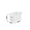 (6 sztuk) CAMBRO | SafeTrak – pojemniki z polipropylenu GN 1/3 – kolor mleczny – wysokość: 150 mm