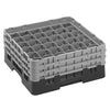 CAMBRO | CAMRACK® - kosz do mycia szklanek 1/1 z 3 przedłużkami - 500x500mm - 36 przegródek - Czarny