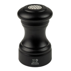 (6 Stück) PEUGEOT | BISTRO - Salzstreuer - Holz - Schwarz Matt - Höhe: 90mm