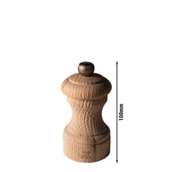 (6 Stück) PEUGEOT | BISTRO - Pfeffermühle - Holz - Natur - Höhe: 100mm