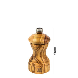 (6 Stück) PEUGEOT | BISTRO - Pfeffermühle - Olivenholz - Natur - Höhe: 100mm