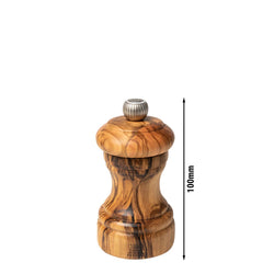 (6 Stück) PEUGEOT | BISTRO - Salzmühle - Olivenholz - Natur - Höhe: 100mm
