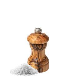 (6 Stück) PEUGEOT | BISTRO - Salzmühle - Olivenholz - Natur - Höhe: 100mm