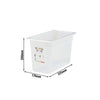 (6 sztuk) CAMBRO | SafeTrak – pojemniki z polipropylenu GN 1/3 – kolor mleczny – wysokość: 200 mm