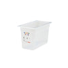 (6 sztuk) CAMBRO | SafeTrak – pojemniki z polipropylenu GN 1/3 – kolor mleczny – wysokość: 200 mm