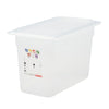 (6 sztuk) CAMBRO | SafeTrak – pojemniki z polipropylenu GN 1/3 – kolor mleczny – wysokość: 200 mm