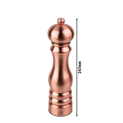 (6 Stück) PEUGEOT | PARIS CHEF - Salzmühle - u'Select - Kupfer - Höhe: 220mm