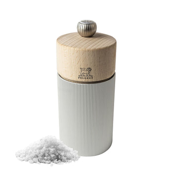 PEUGEOT | LINE – Młynek do soli – drewno/aluminium – kolor naturalny – wysokość: 120 mm