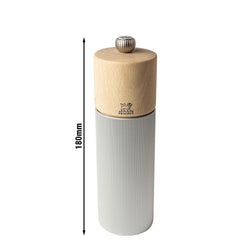 (6 Stück) PEUGEOT | LINE - Salzmühle - Holz/Aluminium - Natur - Höhe: 180mm