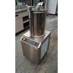 Nadziewarka do kiełbas – hydrauliczna – stal nierdzewna – 35 L – 1,5 kW – z 3 lejkami