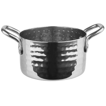 (6 sztuk) Naczynia do serwowania - MUMBAI - stal szlachetna - 0,3 litra - Ø 95 mm - srebrne - Prime Gastro