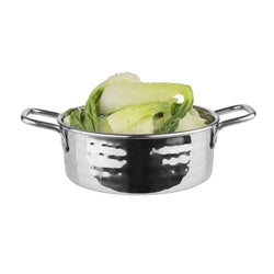 (6 sztuk) Naczynia do serwowania - MUMBAI - stal nierdzewna - 0,55 litra - Ø 135 mm - srebrne