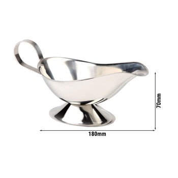 (6 sztuk) Sosjerka - ECO - stal nierdzewna - 0,1 litra - Prime Gastro