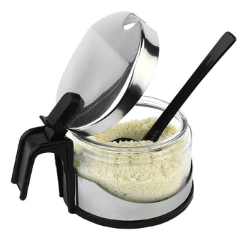 (6 sztuk) Zestaw do parmezanu - ECONOMIC - 230 ml - wraz z plastikową łyżeczką - Prime Gastro