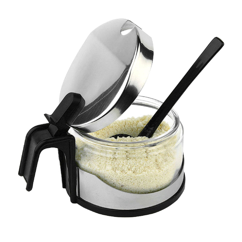 (6 sztuk) Szklane wkłady do pojemnika na parmezan - Ø 90 mm - pasujące do modelu 40453