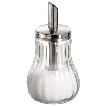 (6 sztuk) Cukiernica - szkło - 250 ml - z rurką dozującą - Prime Gastro