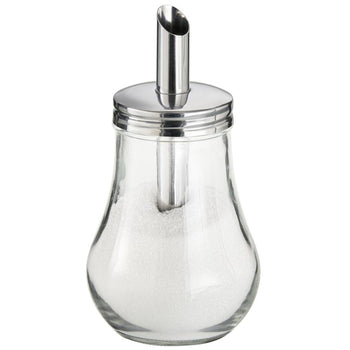 (6 sztuk) Cukiernica - szkło - 250 ml - z rurką dozującą - Prime Gastro