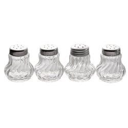 (6 sztuk) Mini solniczki/pieprzniczki - zestaw 4 sztuk - każdy o średnicy 35 mm i wysokości 40 mm