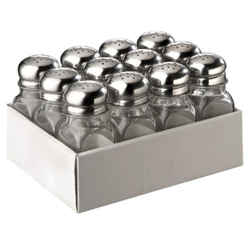 Uniwersalny przyprawnik - zestaw 12 sztuk - kwadratowa - szkło - wysokość: 100 mm - Prime Gastro