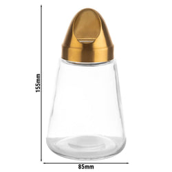 (6 sztuk) Dozownik przekąsek - 0,35 litra - złota pokrywa