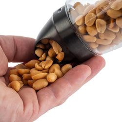 (6 sztuk) Dozownik przekąsek - 0,35 litra - czarna pokrywa