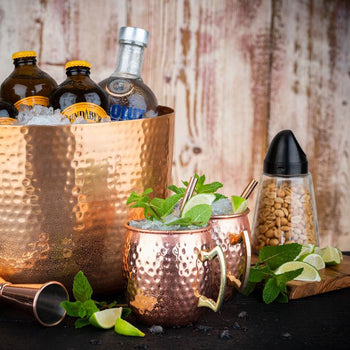 (6 sztuk) Dozownik przekąsek - 0,35 litra - czarna pokrywa - Prime Gastro