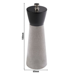 (6 sztuk) Młynek do pieprzu - ELEMENT - beton - wysokość: 180 mm