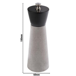 (6 sztuk) Młynek do soli - ELEMENT - beton - wysokość: 180 mm