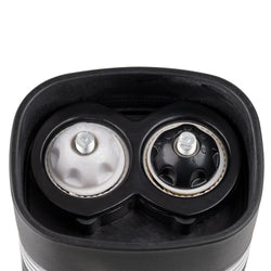 (6 sztuk) Młynek do soli i pieprzu 2 w 1 – tworzywo sztuczne – wysokość: 80 mm