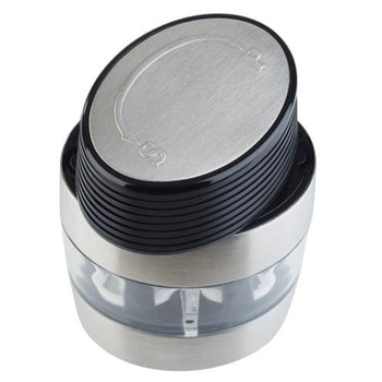 (6 sztuk) Młynek do soli i pieprzu 2 w 1 – stal nierdzewna – wysokość: 95 mm - Prime Gastro