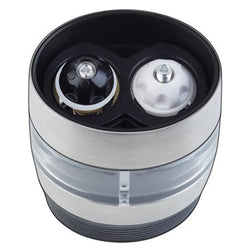 (6 sztuk) Młynek do soli i pieprzu 2 w 1 – stal nierdzewna – wysokość: 95 mm