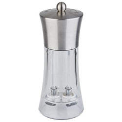 (6 sztuk) Młynek do soli i pieprzu 2 w 1 – akryl – wysokość: 190 mm