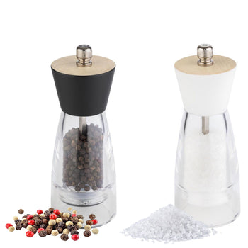 (6 sztuk) Młynki do soli i pieprzu - FRIDA - akryl - wysokość: 155 mm - Prime Gastro