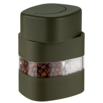 (6 sztuk) Młynek do soli i pieprzu 2 w 1 – tworzywo sztuczne – wysokość: 80 mm - Prime Gastro