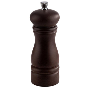 (6 sztuk) Młynek do pieprzu - ETERNAL - drewno - wysokość: 155 mm - Prime Gastro