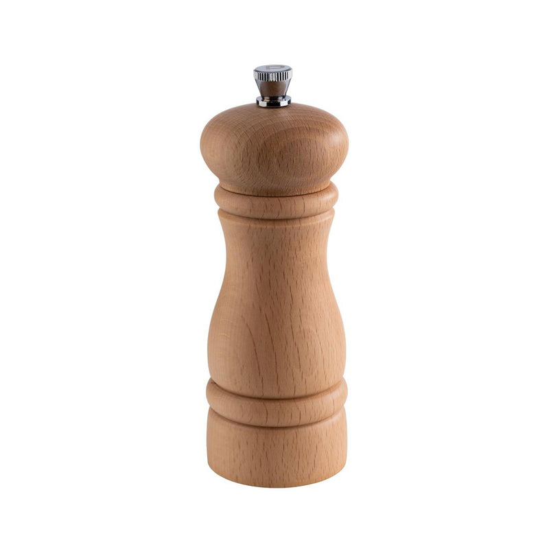 (6 sztuk) Młynki do soli - ETERNAL - drewno - wysokość: 155 mm