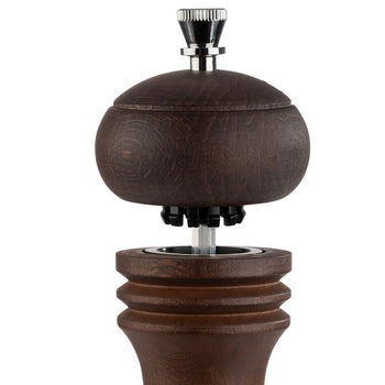 (6 sztuk) Młynki do soli - ETERNAL - drewno - wysokość: 155 mm - Prime Gastro