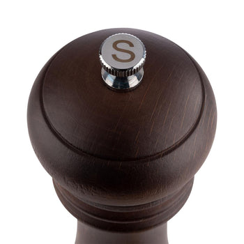 (6 sztuk) Młynki do soli - ETERNAL - drewno - wysokość: 155 mm - Prime Gastro