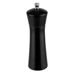 (6 sztuk) Młynki do soli i pieprzu – MIDNIGHT – drewno – wysokość: 170 mm