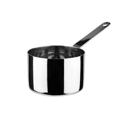 (36 sztuk) Rondel z uchwytem / garnek do serwowania - POLARIS - stal nierdzewna - 0,36 litra - Ø 90 mm